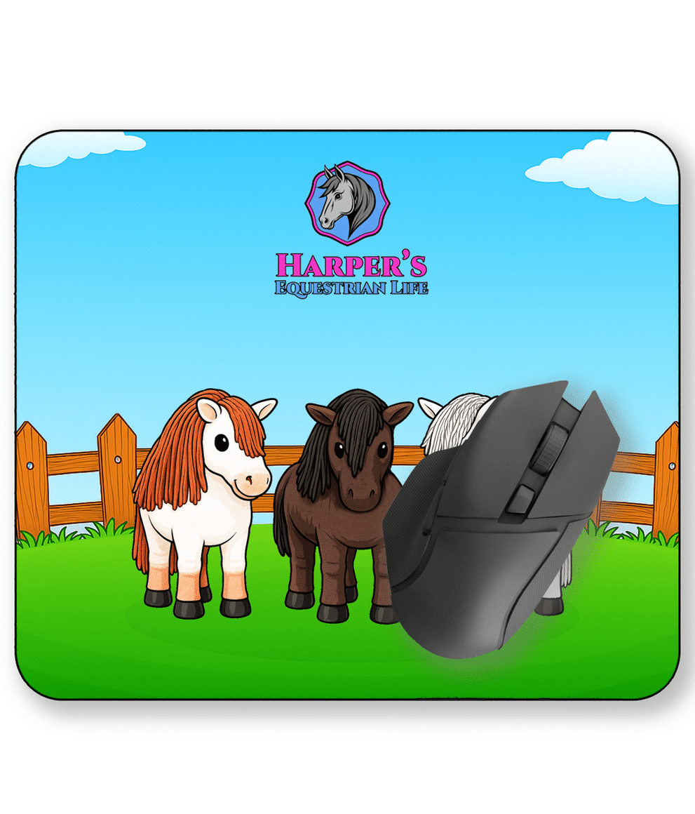 Pony Mouse Mat – Fun Printed Horse Design for Kids' Desks
