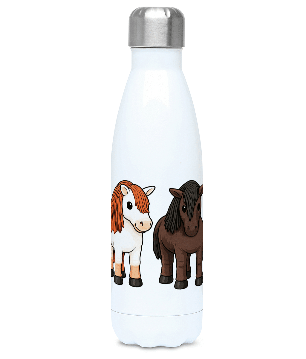 Pony Stainless Steel Water Bottle – for School or Travel