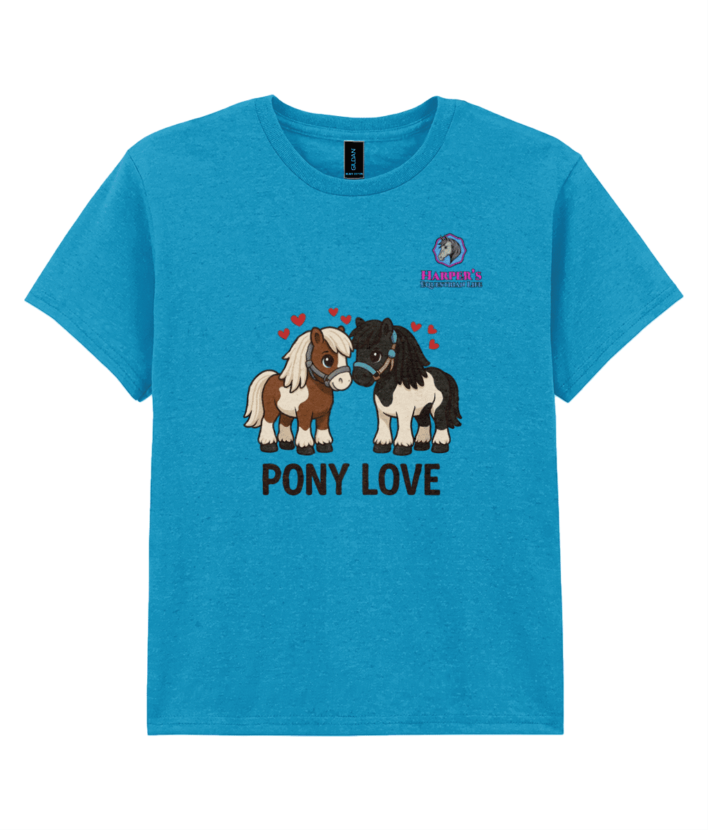 Kids Pony Love T-Shirt Design