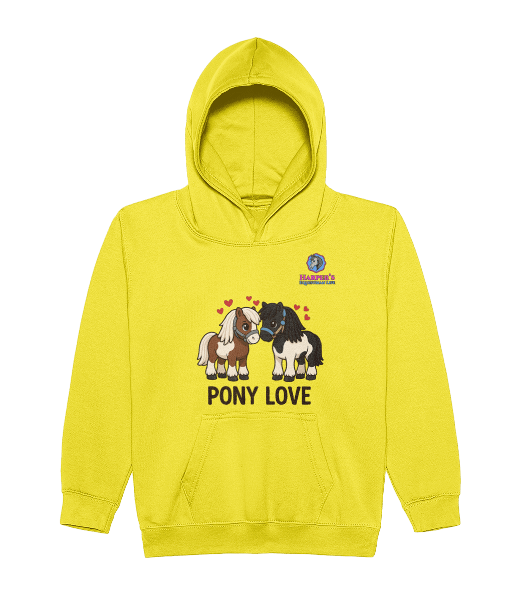 Kids Pony Love Hoodie Design